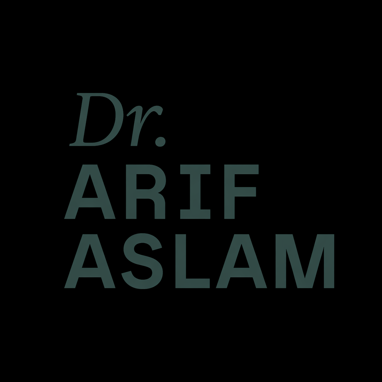 Dr, Arif Aslam